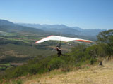 Hangglider in tne hill "La Cumbre"